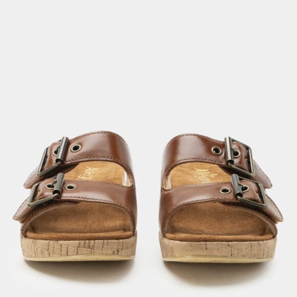 Alegria Women's 9M EU39 Mistie Sandal Luggage Two Adjustable Hook and Loop - Picture 2 of 10